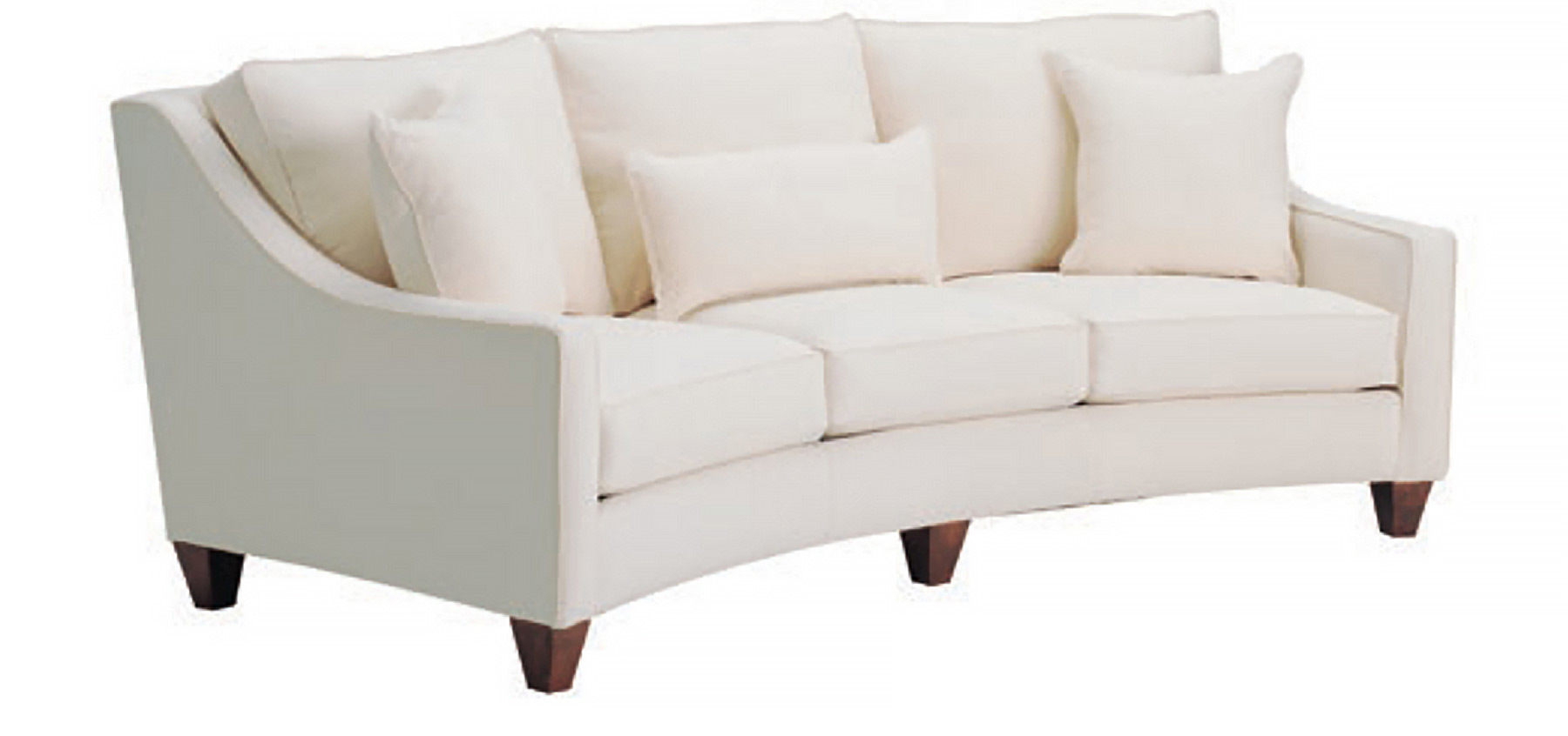 The Sandy Curved Sofa Portland Furniture